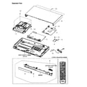 Samsung BD-E5900/ZA-QG04 cabinet parts diagram