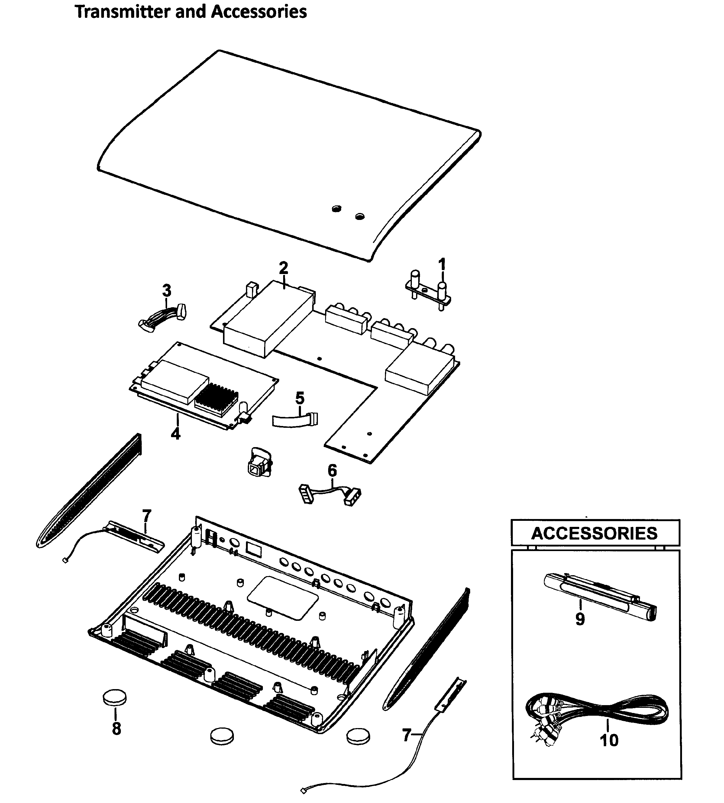 Samsung RH269LBSH/XAA-00 accessories diagram