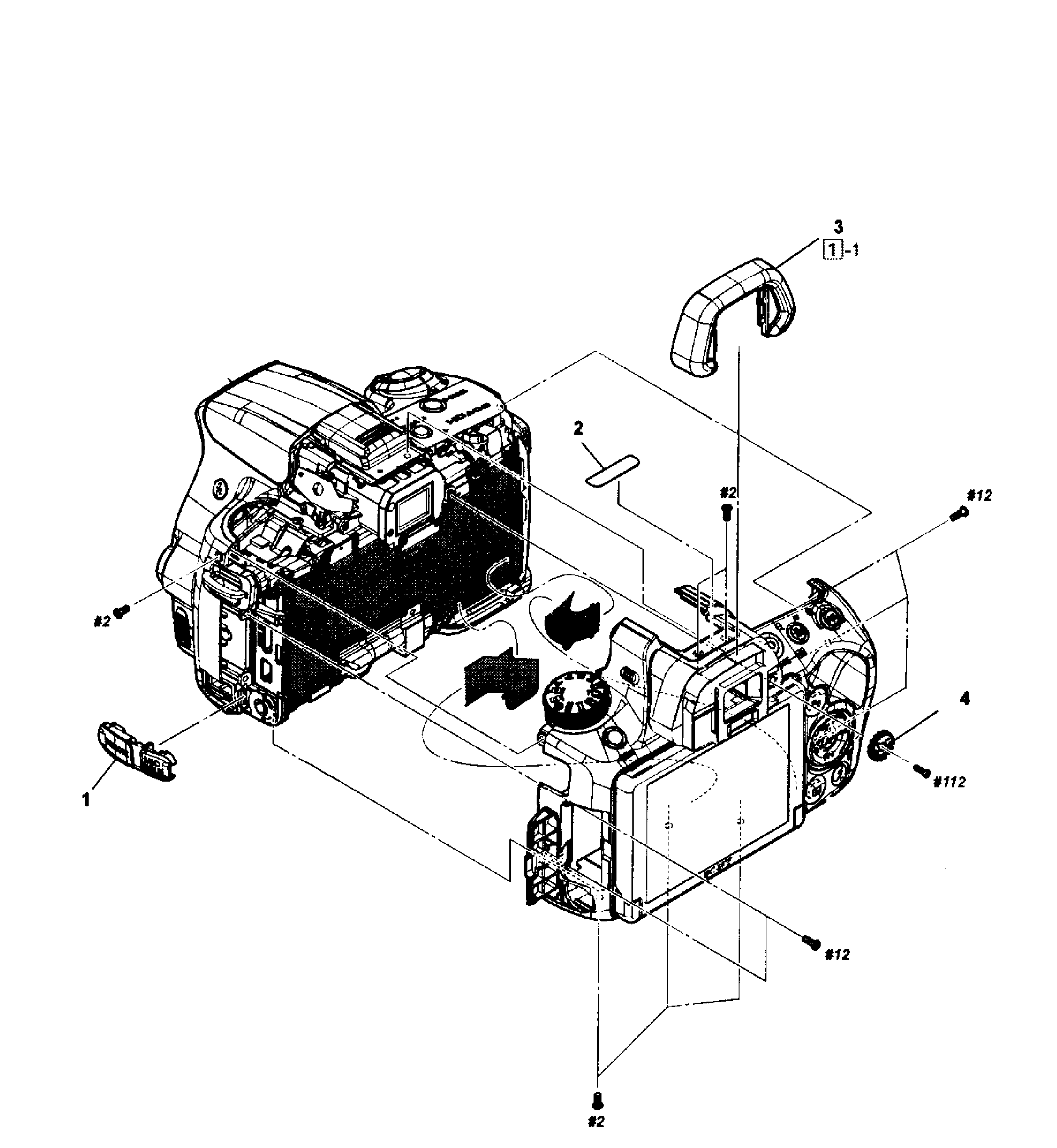Sony SLT-A37K overall assy diagram