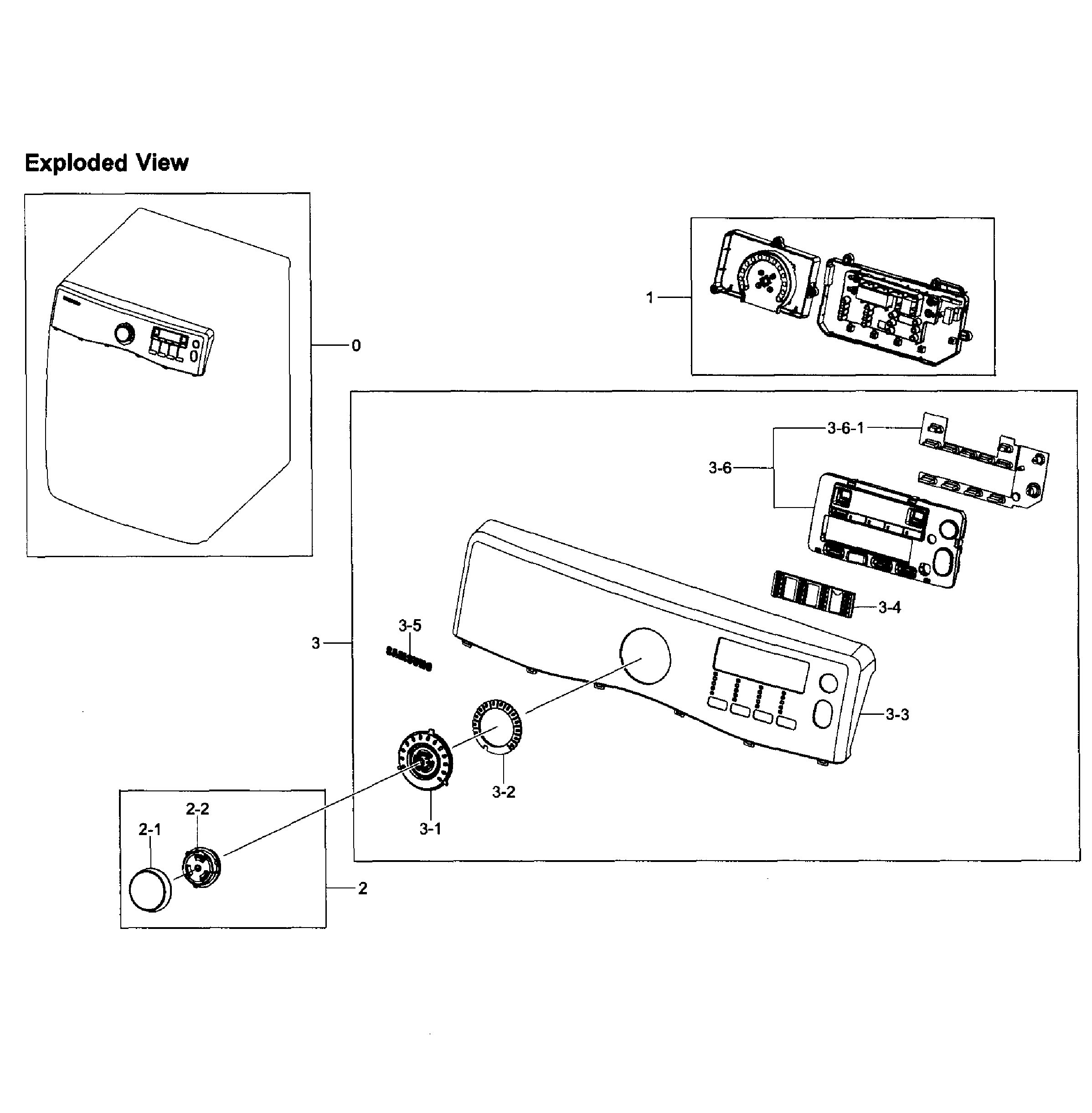 Samsung DV393ETPARA/A1-01 control panel diagram