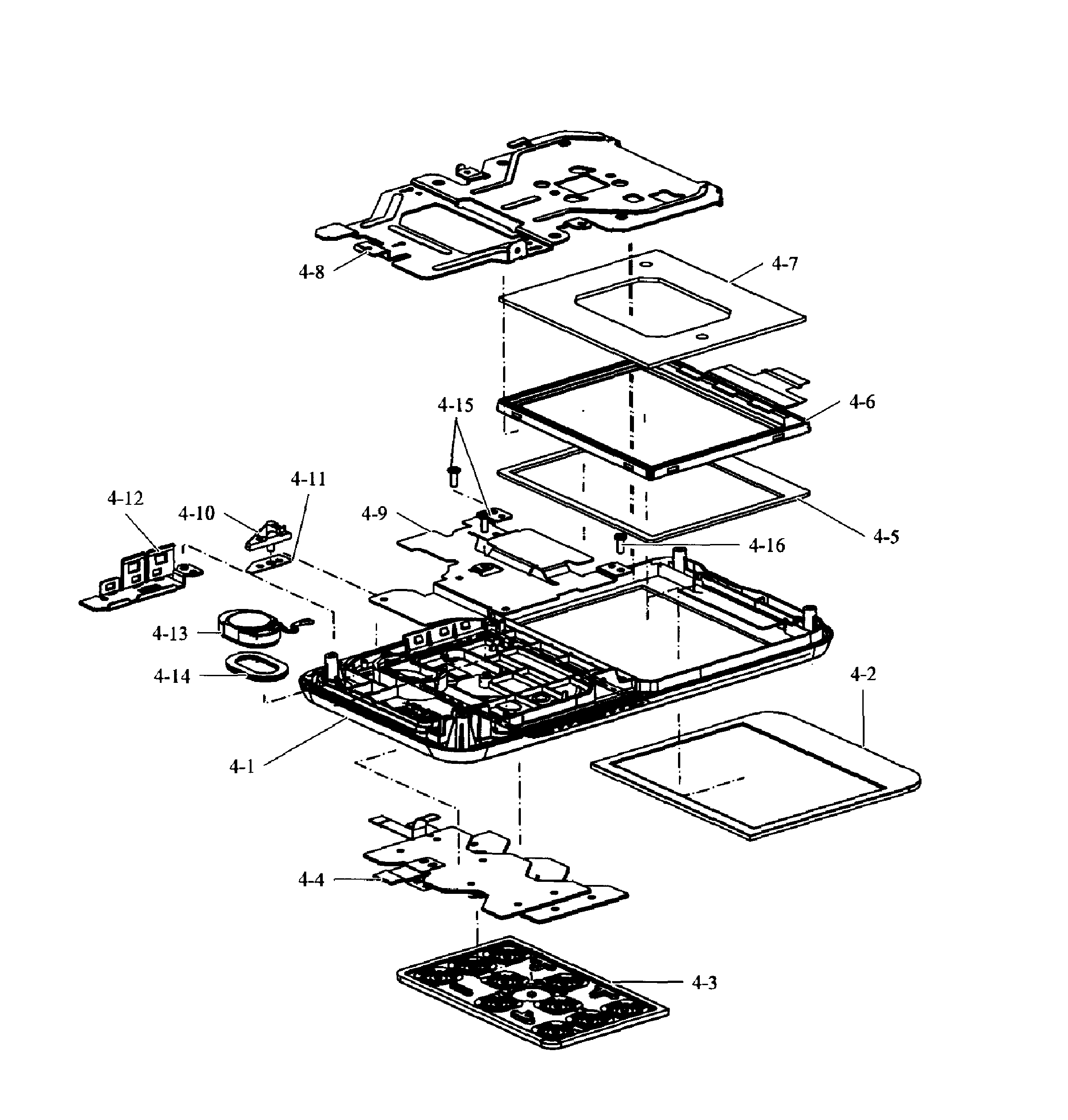 Samsung HMX-W300RN/XAA-0001 rear assy diagram