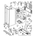 Samsung RS2630SH/XAA-00 cabinet diagram