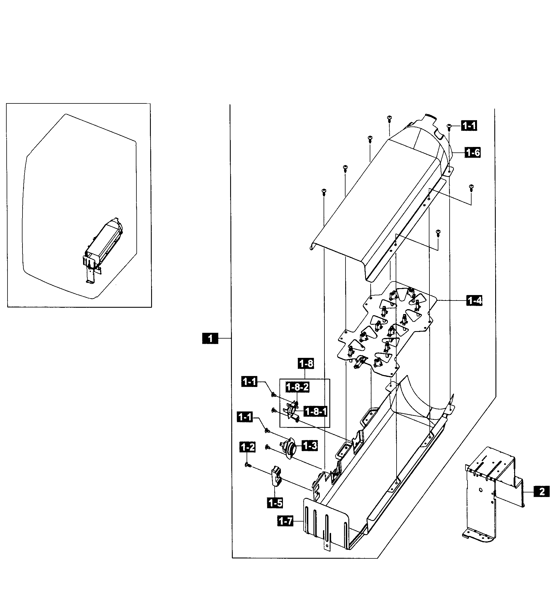 Samsung DV365ETBGWR/A3-01 heater assy diagram