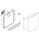 Bosch SHE3AR72UC/08 door assy diagram