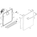 Bosch SHX3AR72UC/08 door assy diagram