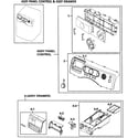 Samsung WF328AAG/XAA-00 control panel diagram