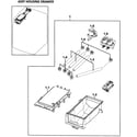 Samsung WF328AAW/XAA-01 housing drawer diagram