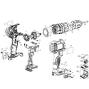 DeWalt DCD785C2 TYPE1 hammer drill diagram