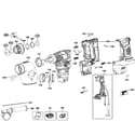 DeWalt DCH213L2 TYPE1 drill hammer diagram