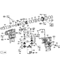 DeWalt DCH213L2 TYPE1 motor assy diagram