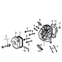 Generac GP6500E-5941-1 cylinder head diagram