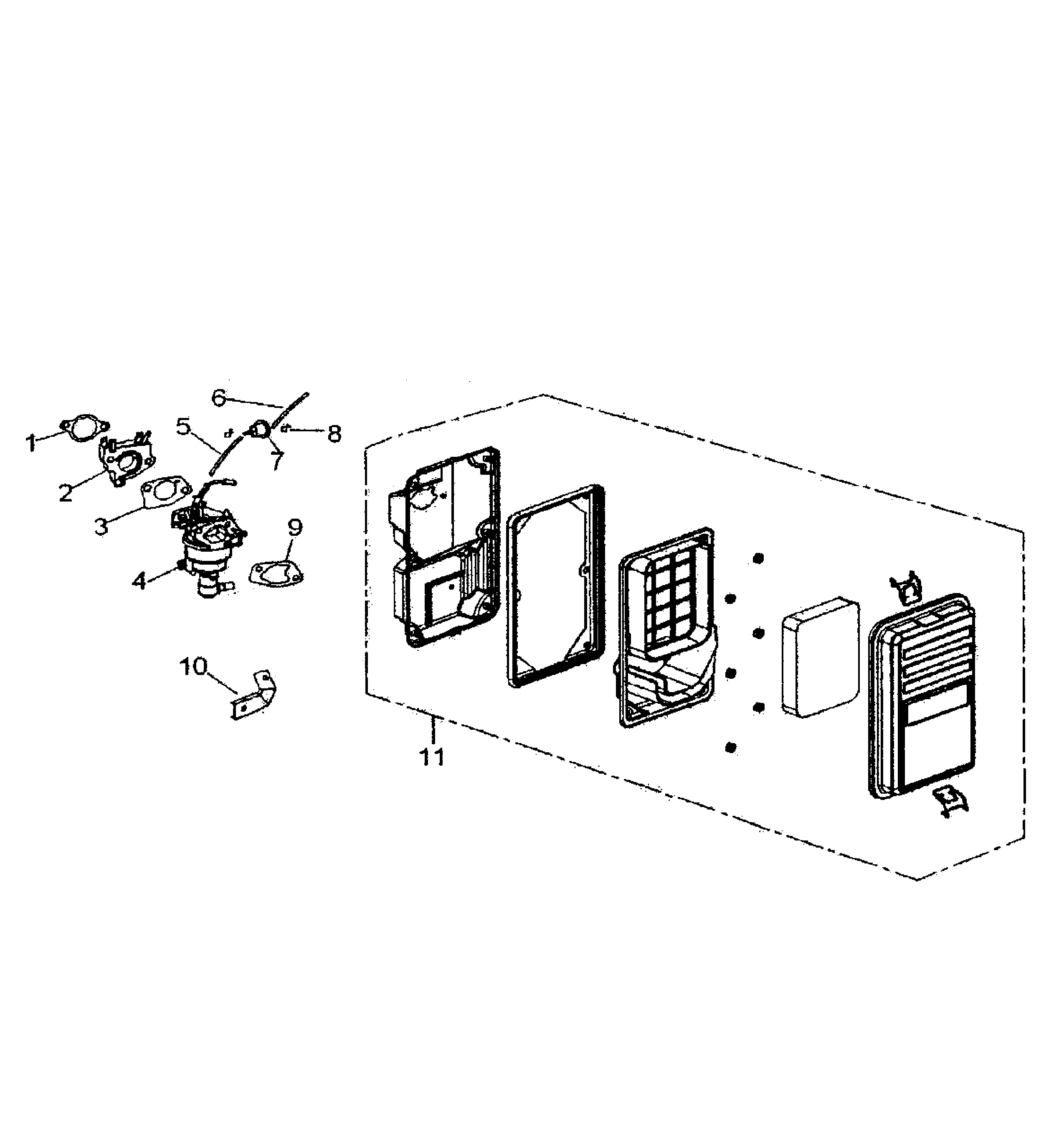Generac 5943-0 carburetor diagram