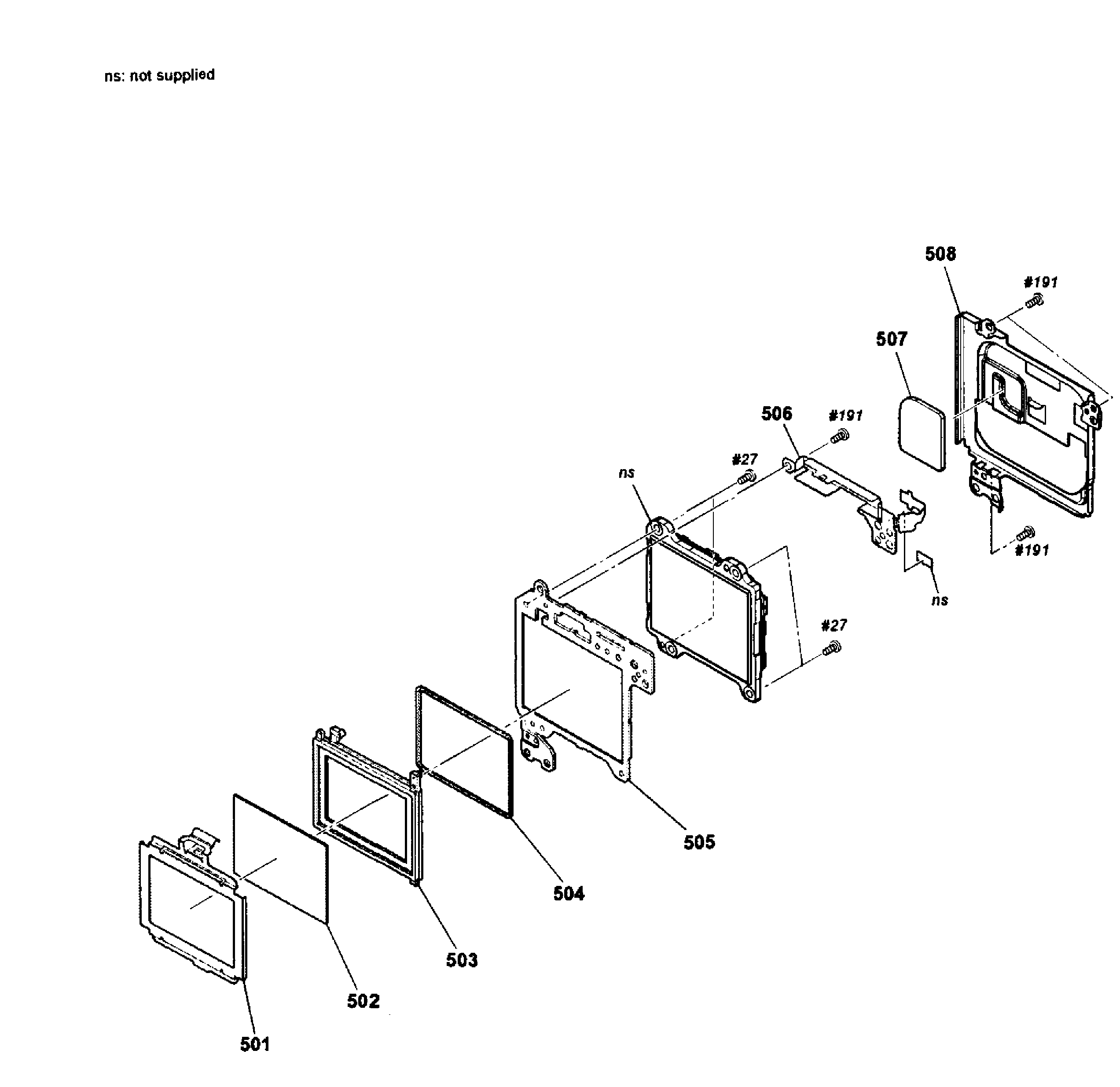 Sony NEX-VG20H imager unit diagram