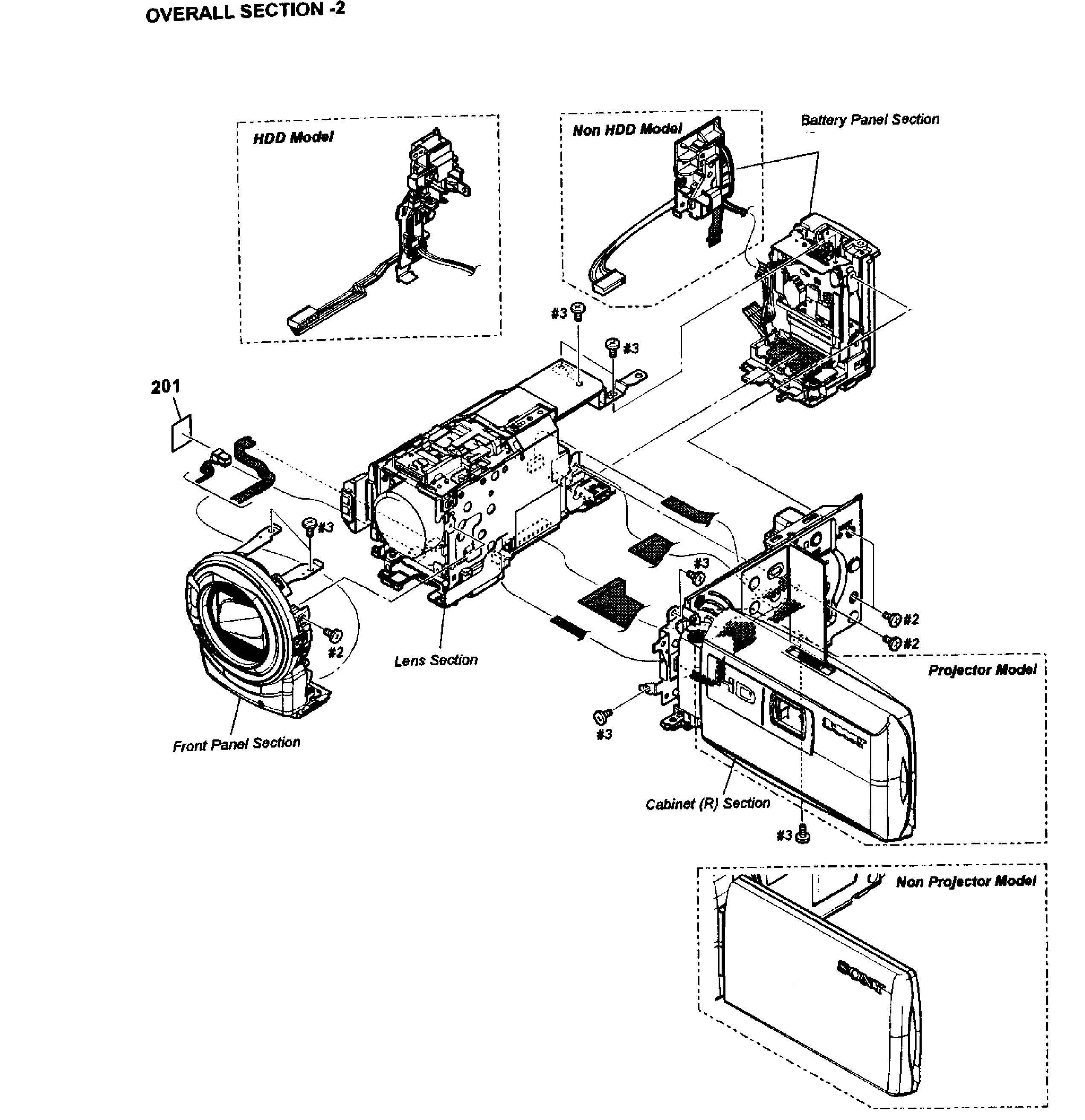 Sony HDR-PJ580V section-2 diagram