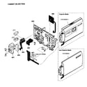 Sony HDR-XR260V rear assy diagram