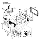 Sony HDR-XR260V lcd assy diagram