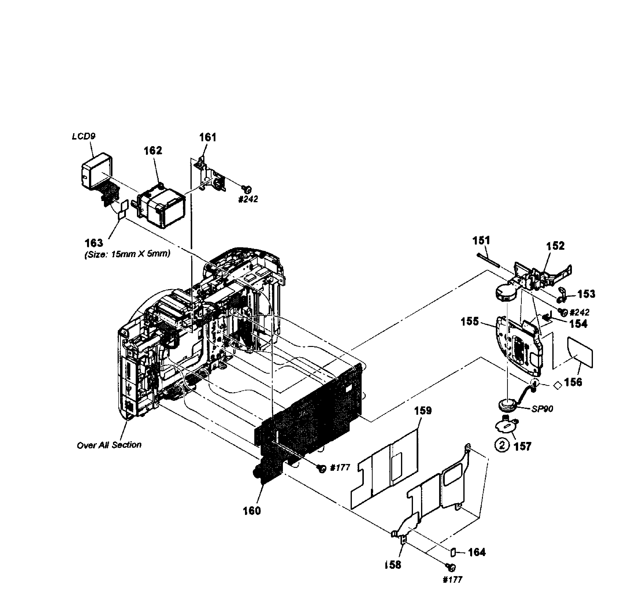 Sony NEX-7K main pcb diagram