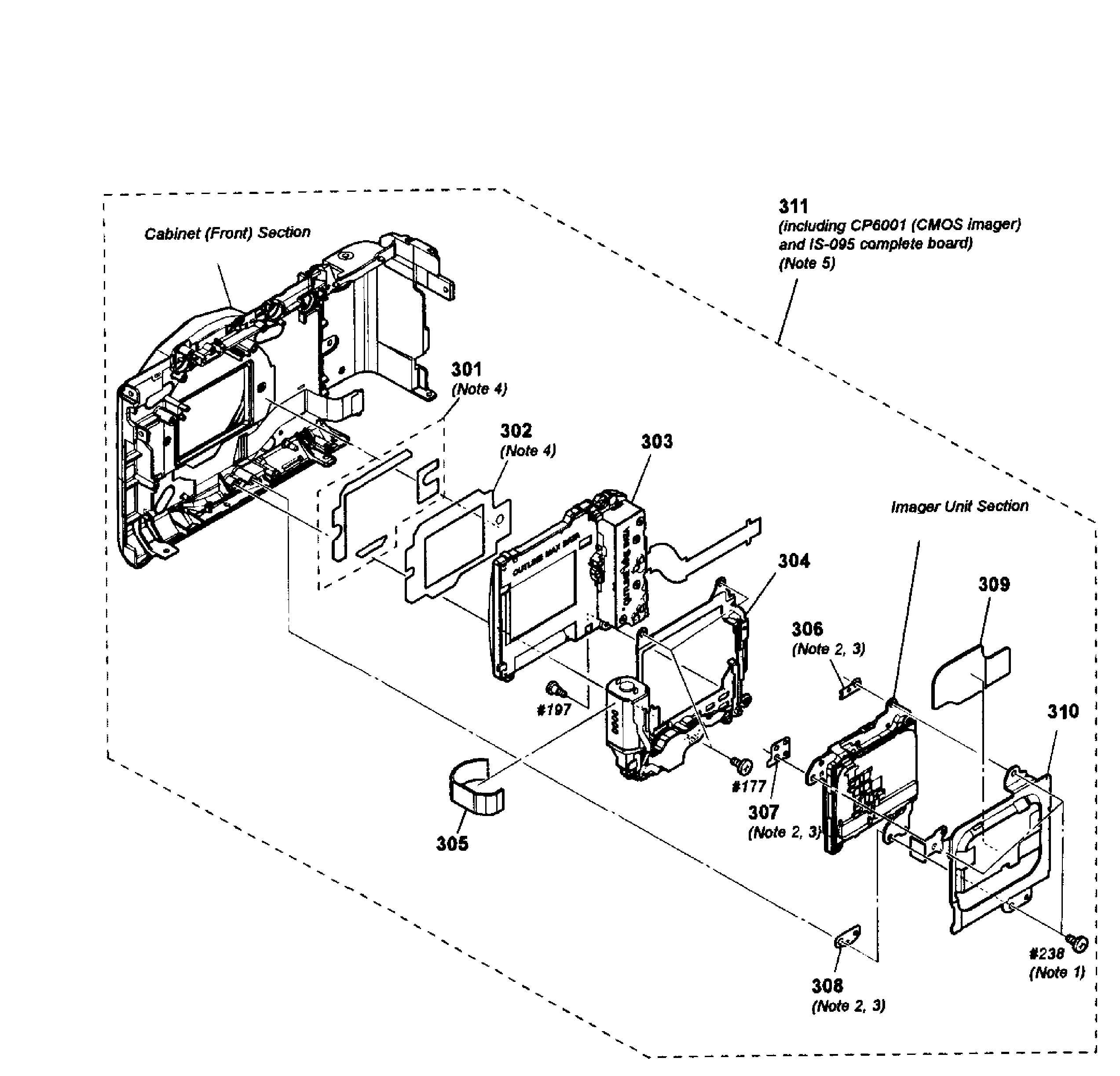 Sony NEX-7K imager block diagram
