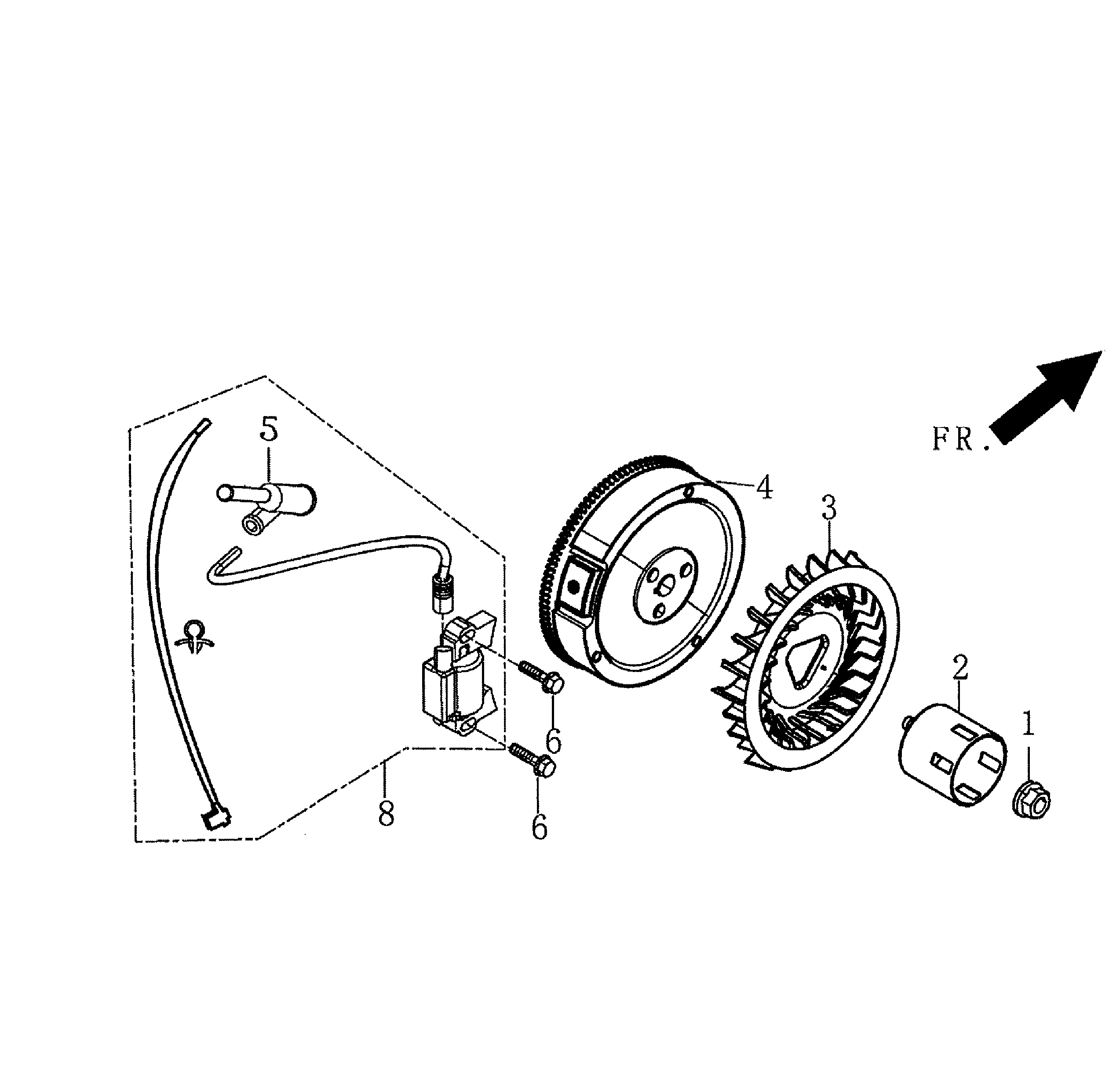 Generac GP5500-5939-4 flywheel/ign diagram