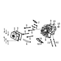Generac GP5500-5939-6 cylinder head diagram