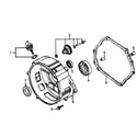 Generac GP5500-5939-6 crankcase cover diagram