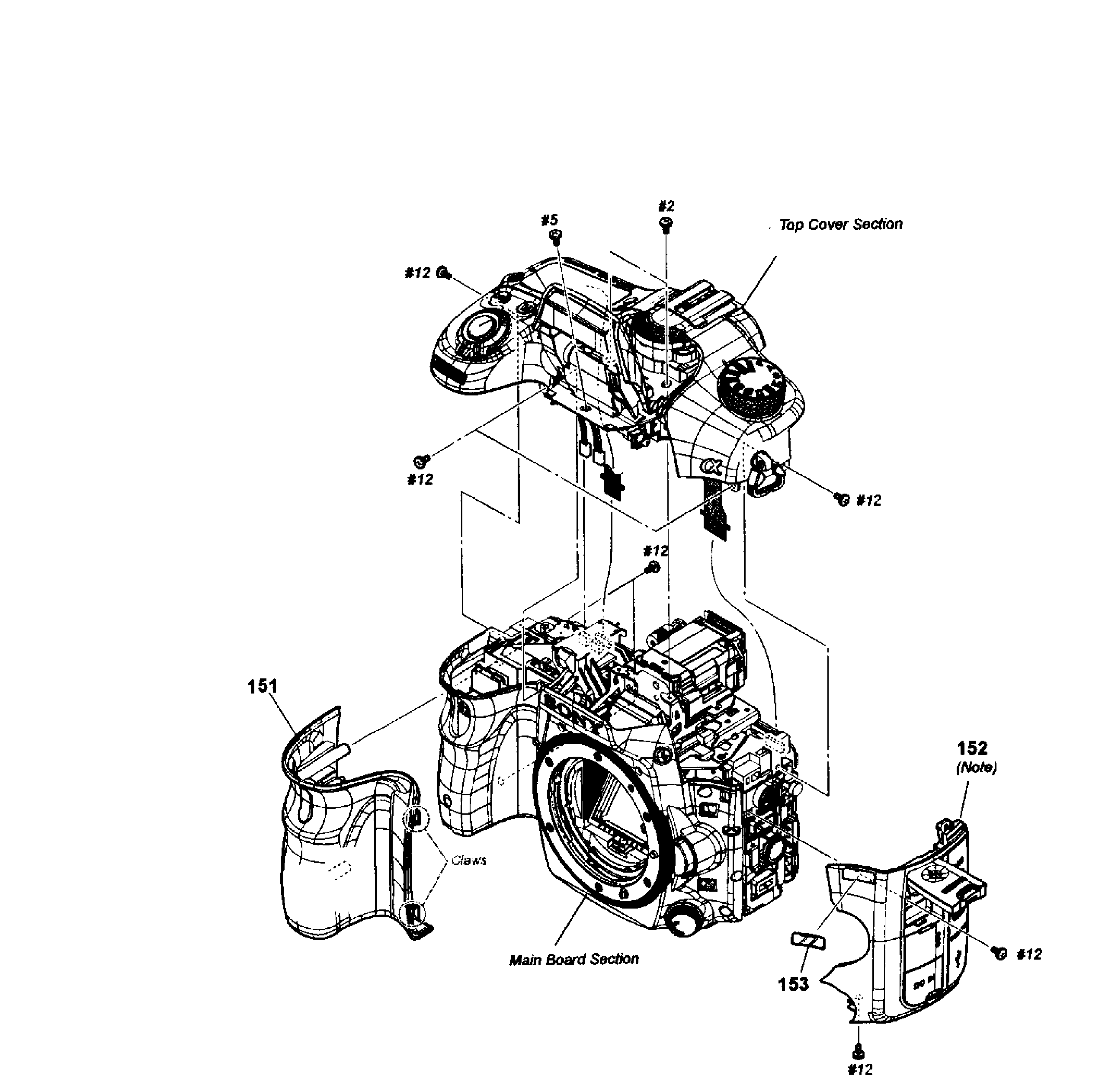 Sony SLT-A77VM overall assy 2 diagram