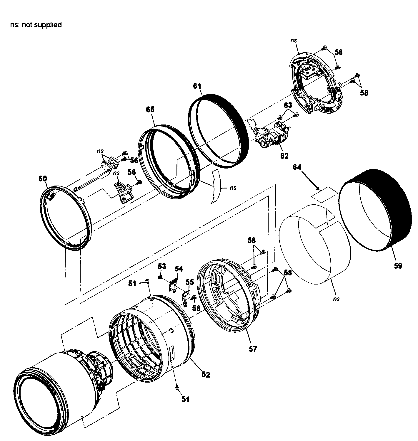 Sony SLT-A77VM lens sal18135-2 diagram