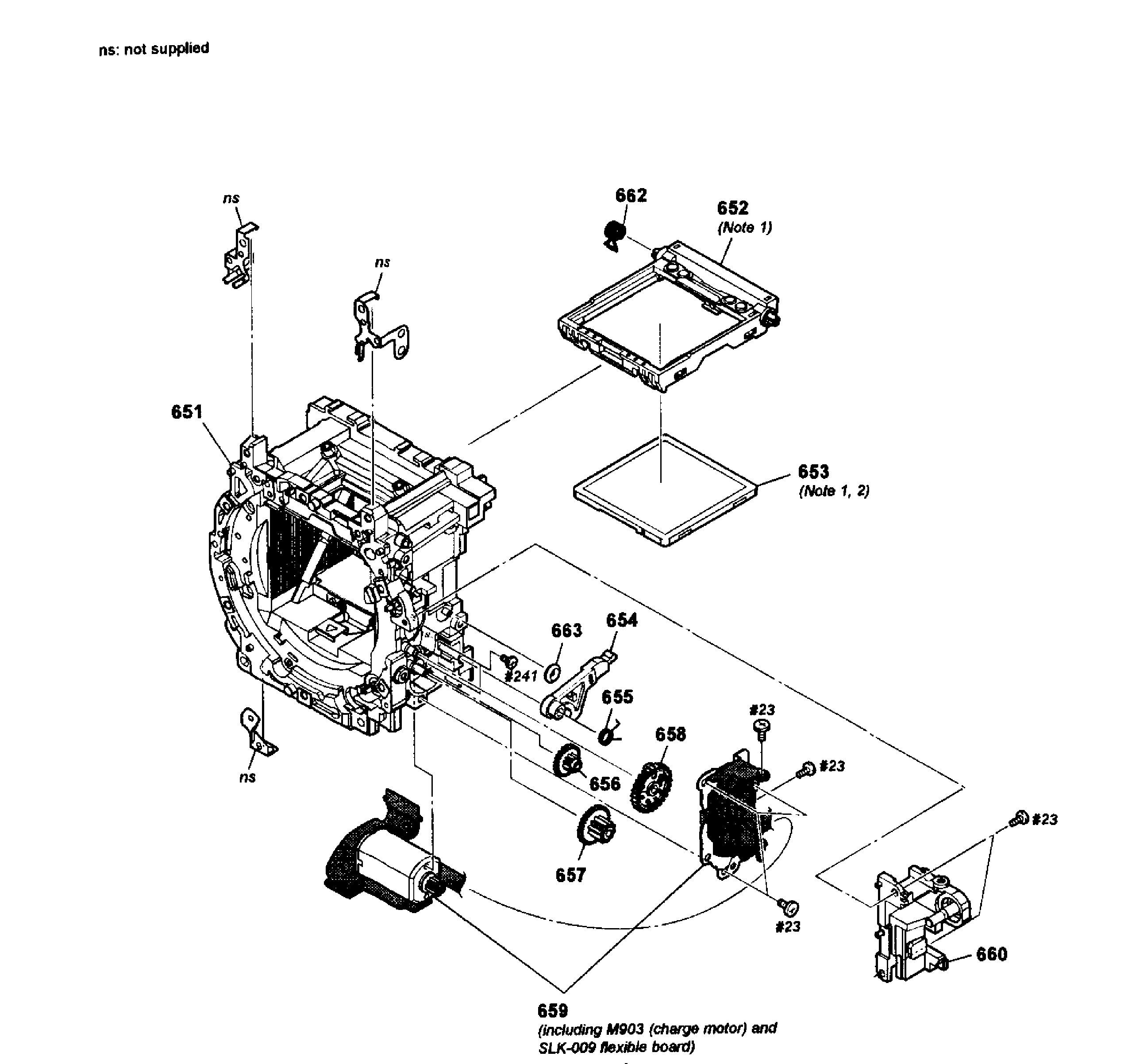 Sony SLT-A77VQ mirror box 2 diagram