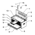 Craftsman 706377110 tool chest diagram