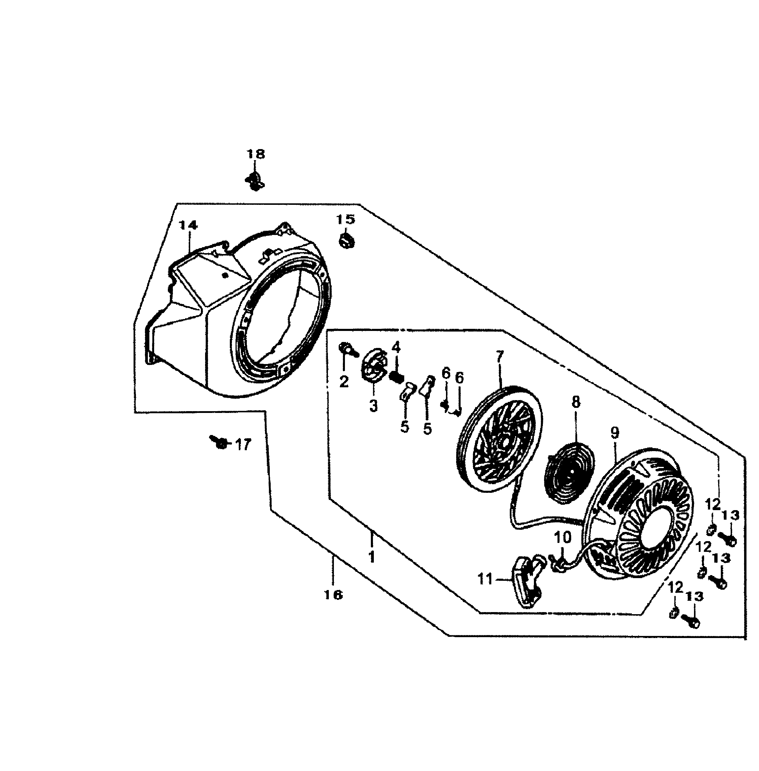 Generac 5940-0 starter diagram