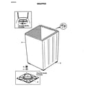 Fisher & Paykel GWL15-96155B cabinet assy diagram