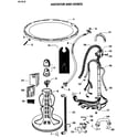 Fisher & Paykel GWL15-96155B agitator assy diagram