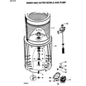 Fisher & Paykel GWL15-96155B bowl assy diagram