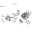 Generac GP7500E-5943-5 cylinder head diagram