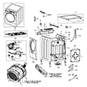 Samsung WF316LAW/XAA-00 main assy diagram