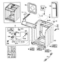 Samsung WF219ANB/XAA-00 cabinet diagram