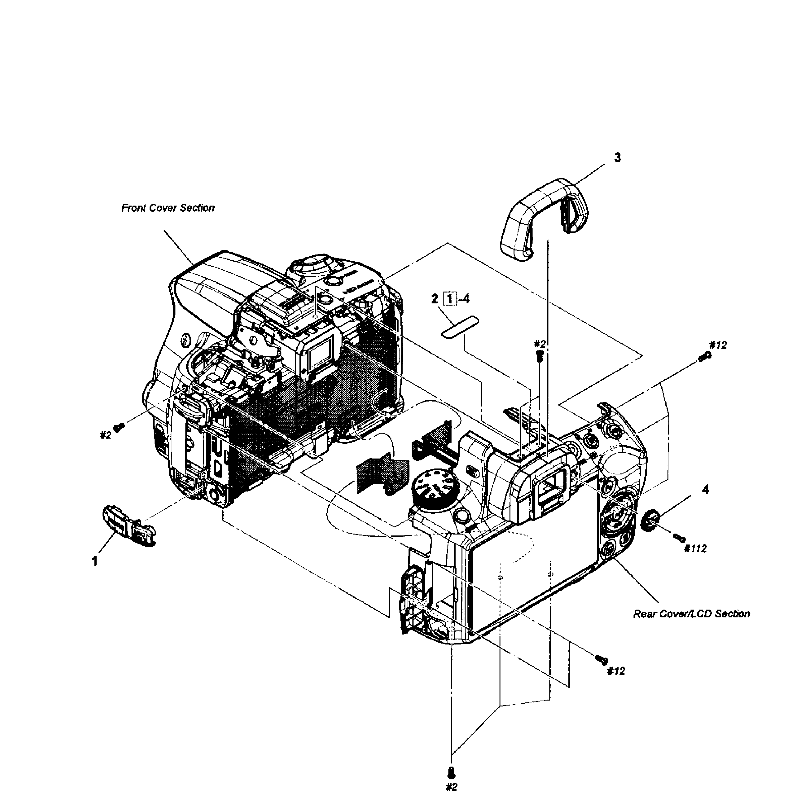 Sony SLT-A35Y main assy diagram