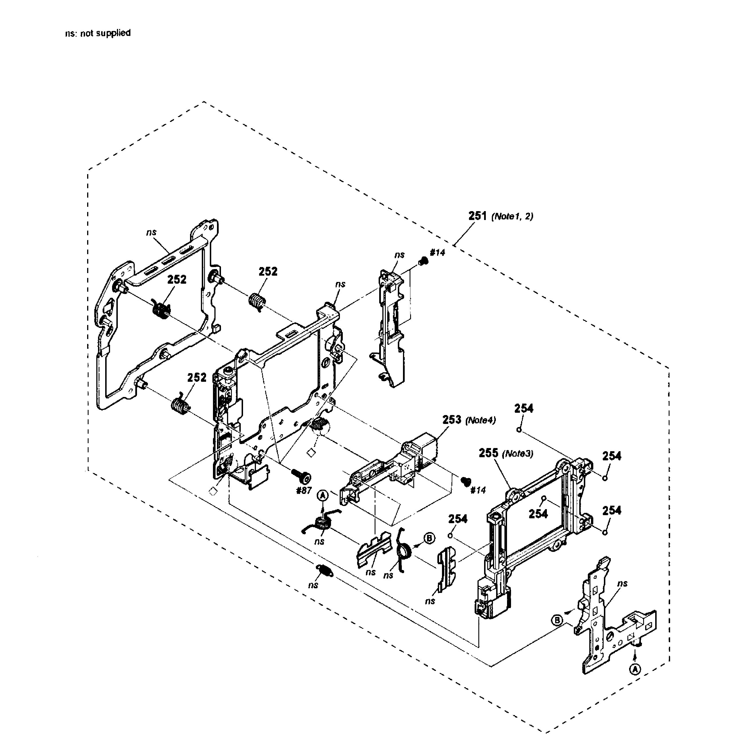 Sony SLT-A35Y anti shake assy diagram
