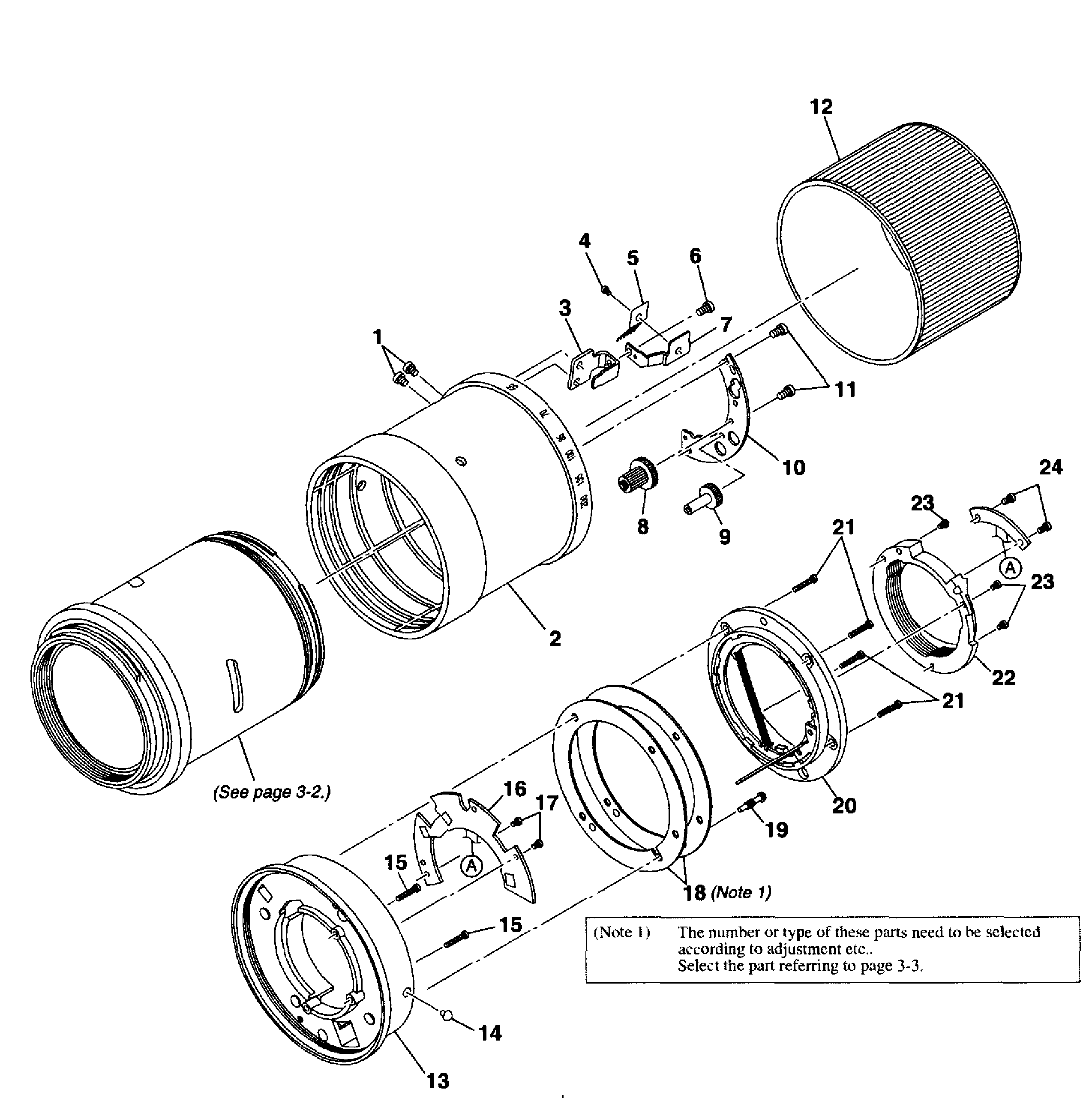 Sony SLT-A35Y lens 3 diagram