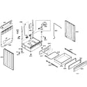Bosch HGS7052UC/03 cabinet assy diagram