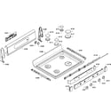 Bosch HGS7052UC/04 top assy diagram