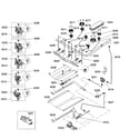 Bosch HGS5053UC/04 burners assy diagram