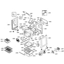 Bosch HGS5053UC/04 cabinet assy diagram
