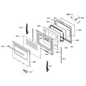 Bosch HGS5053UC/04 door assy diagram