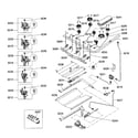 Bosch HGS5053UC/05 burners assy diagram