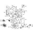 Bosch HGS5053UC/05 cabinet assy diagram