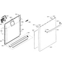 Bosch SHX3AR55UC/10 door assy diagram