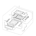 Samsung NE595R1ABSR/AA-01 drawer assy diagram