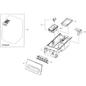 Samsung WF363BTBEUF/A2-01 drawer assy diagram