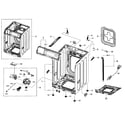 Samsung WF365BTBGWR/A2-01 cabinet assy diagram